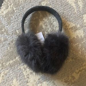 NTW Ann Taylor Faux Fur Ear Muffs